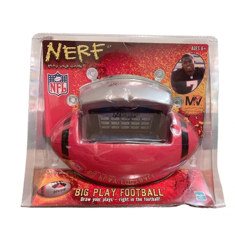 Vtg 2003 Nerf Big Play Michael Vick Football Rare Play calling / Route Panel NEW